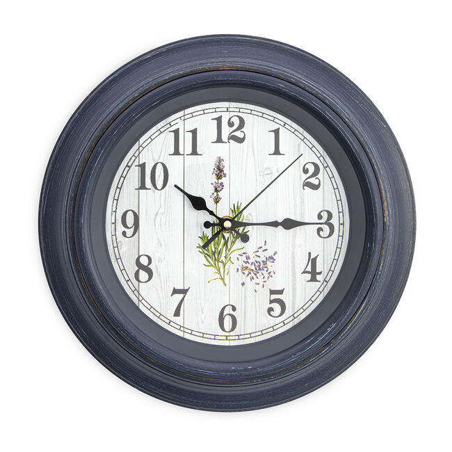 12" Lavender Clock